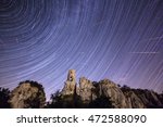 Star Trails And Meteor Shower...