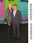 Small photo of NEW YORK, NY - OCTOBER 28: Ali Wentworth and George Stephanopoulos attend Apple TV+'s "The Morning Show" World Premiere at David Geffen Hall on October 28, 2019 in New York City.