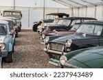 Small photo of Holywell, Flintshire, Wales, November 29th 2022. Mavericks Wales Hampson Auction classic car sale, transport, lifestyle and automotive culture editorial illustration.