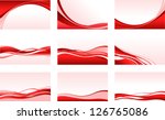 Vector Abstract Red Backgrounds