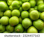 Small photo of Jakarta, Indonesia - June 24th 2023 : fresh green apple with brand Gee Whiz