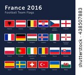 vector flags of france 2016... | Shutterstock .eps vector #438507883