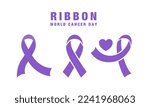 Purple Awareness Ribbon...