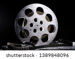 35 Mm Film Reel With Dramatic...