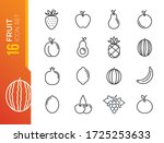 fruits  exotic fruits ... | Shutterstock .eps vector #1725253633