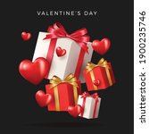 happy valentine's day banner.... | Shutterstock .eps vector #1900235746