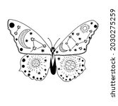 modern butterfly. vector... | Shutterstock .eps vector #2030275259