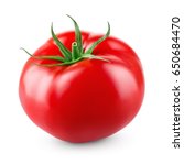 Tomato isolated on white...
