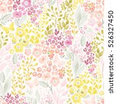 Tender Seamless Pattern With...
