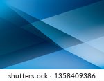 abstract geometric blue and... | Shutterstock .eps vector #1358409386