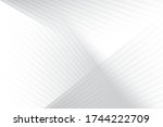abstract geometric white and... | Shutterstock .eps vector #1744222709