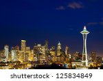 Seattle Skyline  Wa  Usa