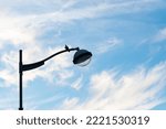 Lamppost With Pigeon On Top