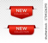 new collection tags set. badges ... | Shutterstock .eps vector #1734126293