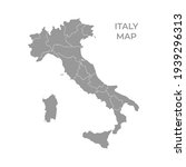 Map Of Italy With Regions...