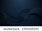 abstract 3d wavy pattern luxury ... | Shutterstock .eps vector #1543105253