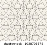 vector seamless pattern. modern ... | Shutterstock .eps vector #1038709576
