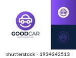 happy car logo design. smile... | Shutterstock .eps vector #1934342513