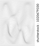 waved lines.vertical gray lines.... | Shutterstock . vector #1020679330