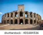 Arena and Roman Amphitheatre, Arles, Provence, France 