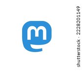 This logo is inspired by the letter M and the chat balloon is perfect to be a chat application logo.