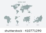 world map illustration | Shutterstock .eps vector #410771290