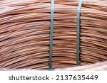 Background Of A Large Coil Of...