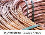 Background Of A Large Coil Of...