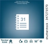 calendar icon with 31. | Shutterstock .eps vector #347273570