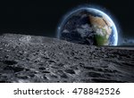 Moon Surface. The Space View Of ...