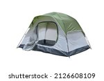Open Medium Size Tourist Tent...