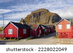 Red houses in the fishing village