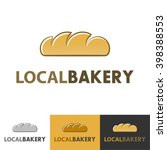 local bakery logo design. fresh ... | Shutterstock .eps vector #398388553