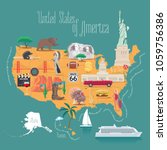 Map Of Usa Vector Illustration  ...