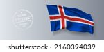iceland republic day greeting... | Shutterstock .eps vector #2160394039