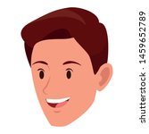 young man face avatar cartoon... | Shutterstock .eps vector #1459652789