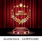 films award stars and wreath... | Shutterstock .eps vector #1638941680