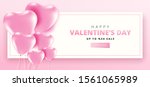 happy valentine's day greeting... | Shutterstock .eps vector #1561065989