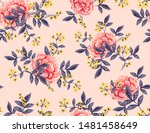 abstract seamless pattern with... | Shutterstock .eps vector #1481458649