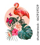 Beautiful Floral Exotic Vector...