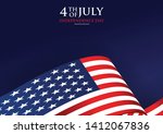 4th july independence day... | Shutterstock .eps vector #1412067836