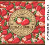 Vintage Strawberry Label On...