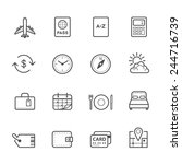Travel Icons For Application