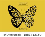 leopard butterfly butterflies... | Shutterstock .eps vector #1881712150