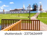 Small photo of Nativity Bobrenev convent in Staroe Bobrenevo, Kolomna district, Moscow region. Bobrenev monastery founded in XIV century by the blessing of Sergei of Radonezh, Russia