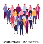 modern business team. vector... | Shutterstock .eps vector #1547596943