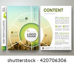 brochure design template vector.... | Shutterstock .eps vector #420706306