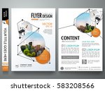 portfolio design template... | Shutterstock .eps vector #583208566
