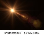 Abstract Lens Flare Light Over...