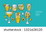 set of classic alcoholic... | Shutterstock .eps vector #1321628120